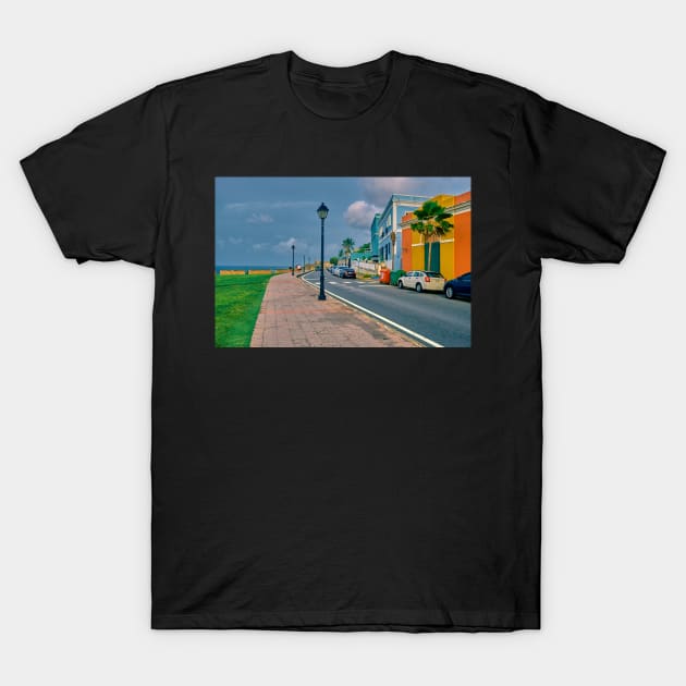 The colorful street of Old San Juan T-Shirt by betamstudio